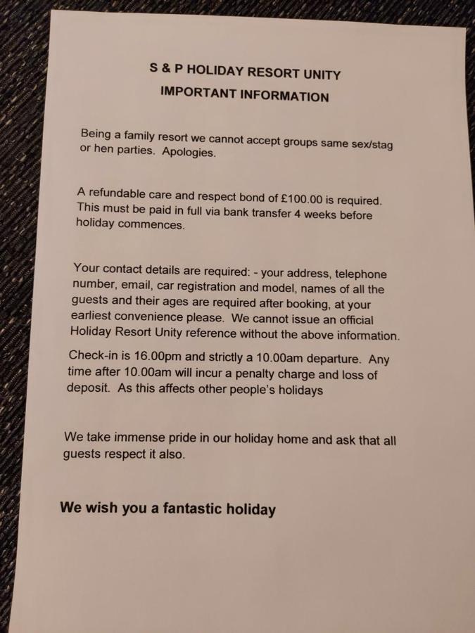 95 Holiday Resort Unity 3 Bed Passes Included Brean Exterior photo